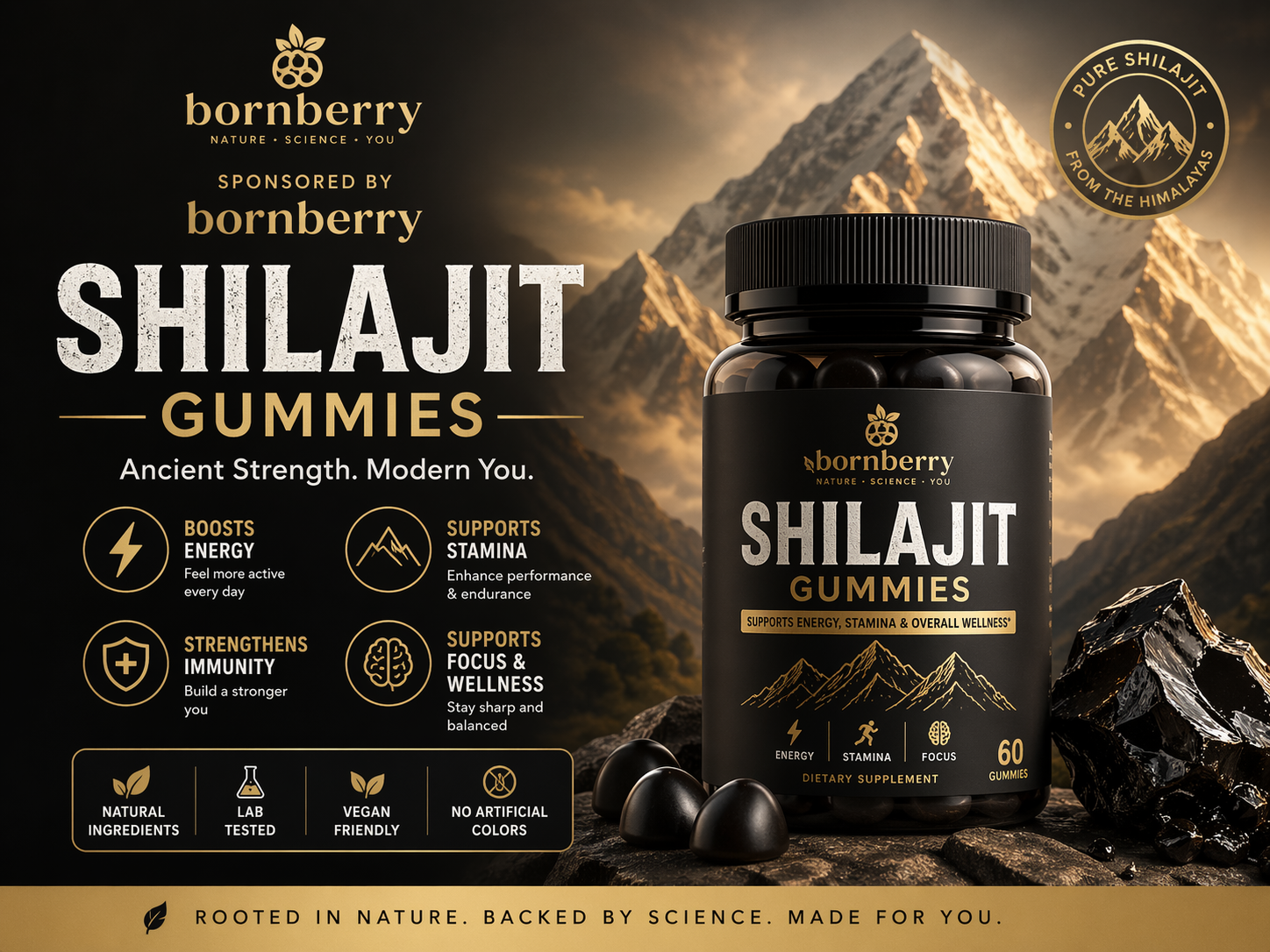 Bornberry Shilajit Gummies